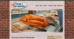 Desktop Screenshot of petersfishmarket.com